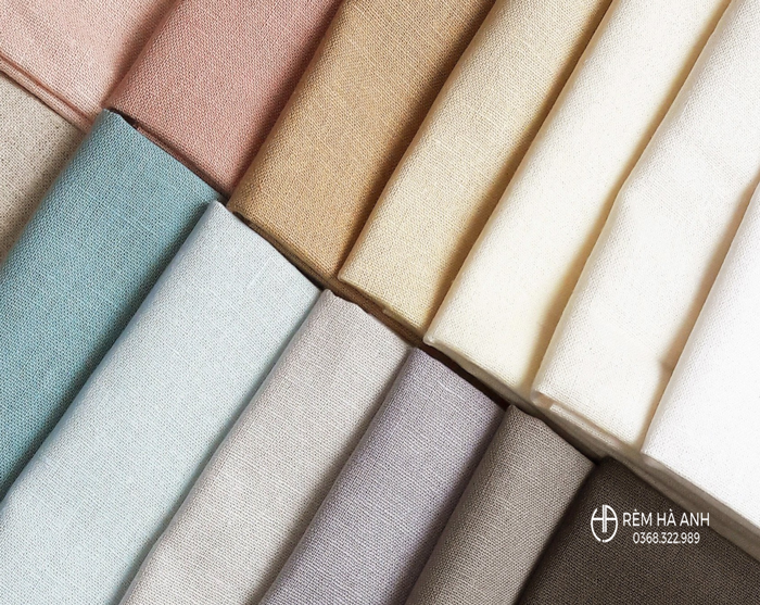 Một số loại vải dày tạo nên rèm hai lớp