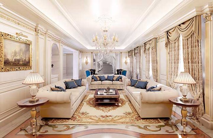 Rèm Biệt thự - Lâu đài cao cấp, sang trọng